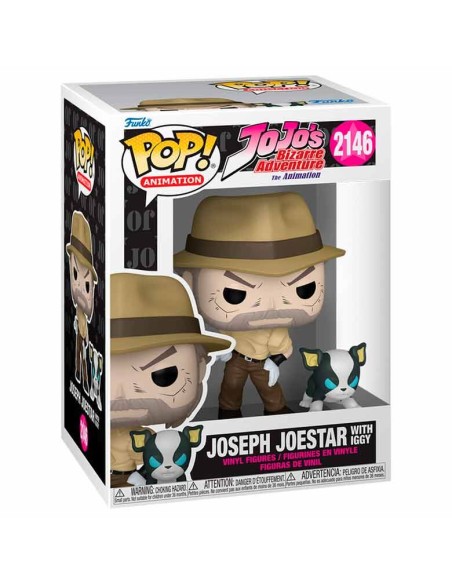 Jojo''s Bizarre Adventure - POP Joseph Joestar with Iggy - Funko