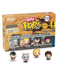 Kimetsu no Yaiba - Pack de 4 Figuras - Bitty POP!
