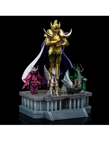 Saint Seiya - Art Scale Aries Mu Deluxe - Iron...