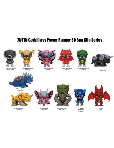 Godzilla - Colgantes PVC 3D Series 1 - Monogram...
