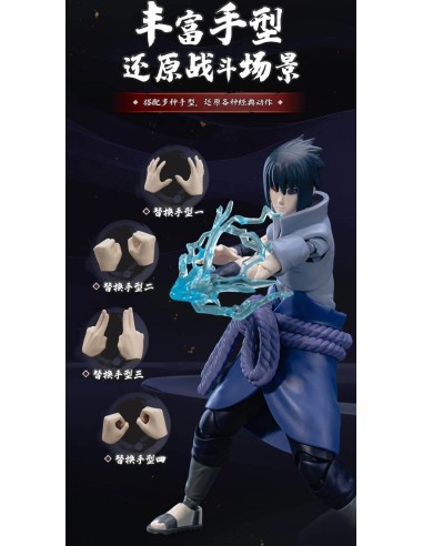 Naruto - Sasuke Uchiha Model Kit - Blokees