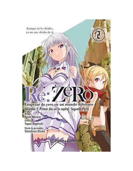 RE:ZERO (VOLUMEN 2): PRIMER DIA EN LA CAPITAL PARTE 2 (MANGA)