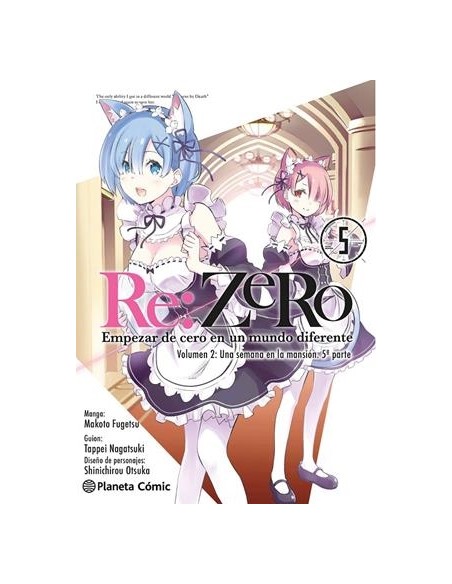 RE:ZERO (VOLUMEN 2): UNA SEMANA EN LA MANSION PARTE 5 (MANGA)