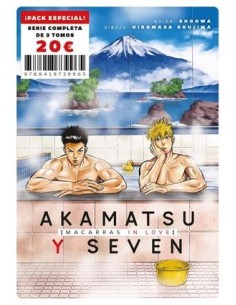 AKAMATSU Y SEVEN, MACARRAS IN LOVE VOL.1-3 (PACK SERIE...