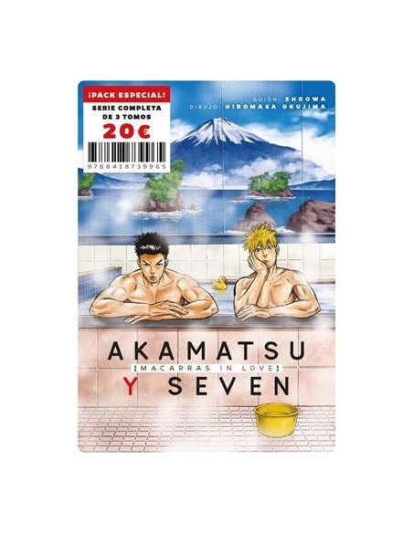 AKAMATSU Y SEVEN, MACARRAS IN LOVE VOL.1-3 (PACK SERIE COMPLETA)
