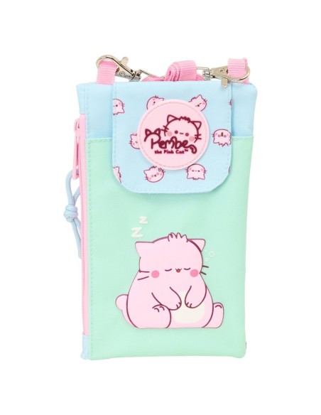 The Pink Cat - Monedero Portamovil - Pembe