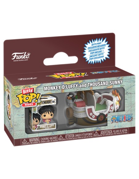 One Pice - Bitty POP Monkey D.Luffy and Thousand Sunny - Funko