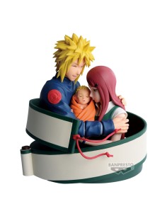 Naruto - Minato, Naruto & Kushina - Banpresto