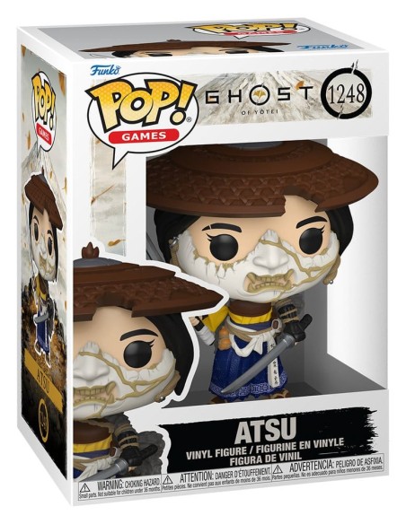 Ghost of Yotei - POP! Games Vinyl Atsu - Funko