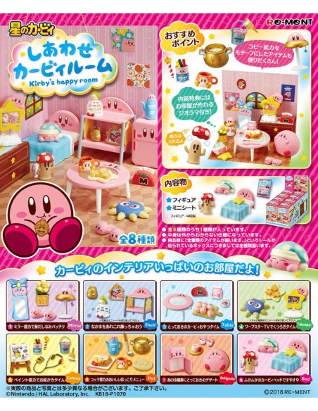 Kirby - Minifiguras Kirby''s Happy Room - Re-Ment