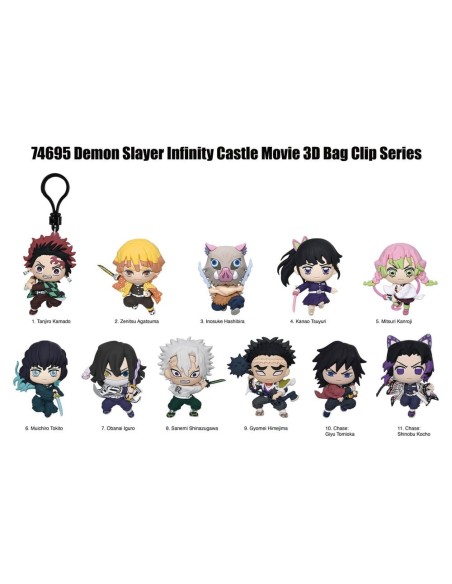 Kimetsu no Yaiba - Colgantes Infinity Castle Serie 1 - Monogram Int.