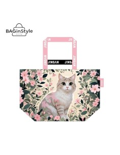 Bolsa - Gatos y flores - Roymart