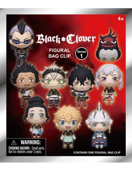 Black Clover - 3D Colgantes PVC Serie 1 - Monogram Int.
