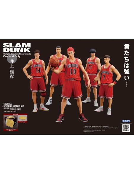 Slam Dunk - Shohoku Starting Member Set - Union Creative