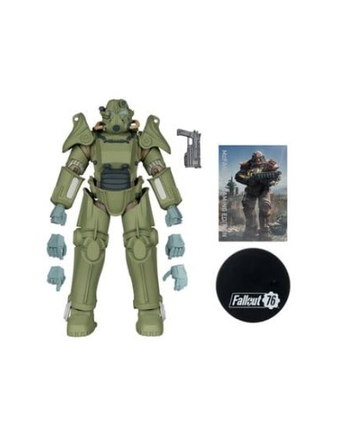 Fallout 76 - T-45 Military Armor (Red Platinum...
