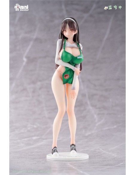 Original Character - First Business! Mari Hanamiya the Gentle Shop Assistant illustration by POPQN - AniMester