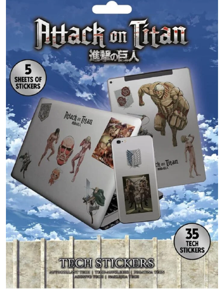 Shingeki no Kyojin - Pegatinas dispositivos - Pyramid