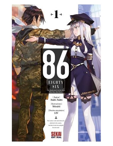 86 EIGHTY SIX (NOVELA) Nº01