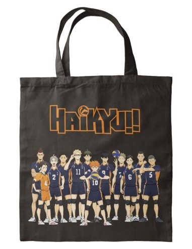 Haikyu!! - Bolsa de tela Negro - Halantex