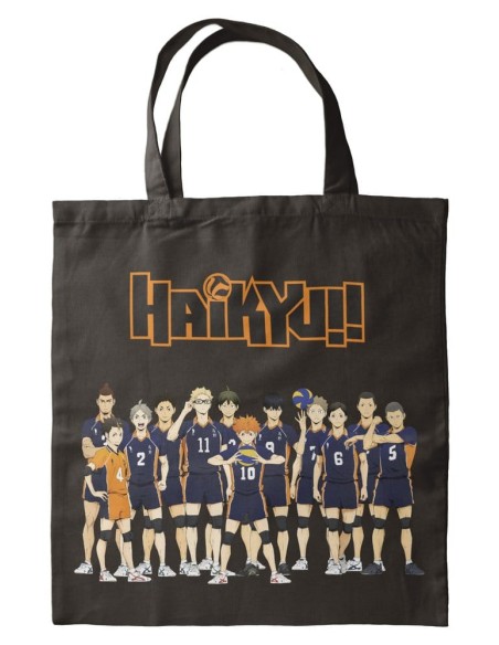 Haikyu!! - Bolsa de tela Negro - Halantex
