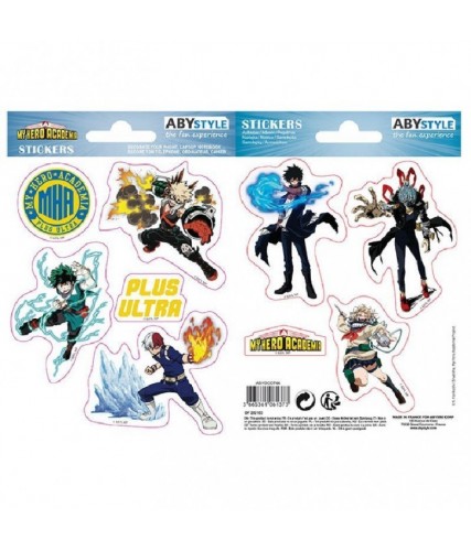 STICKERS MY HERO ACADEMIA 16X11CM HEROES VILLANOS